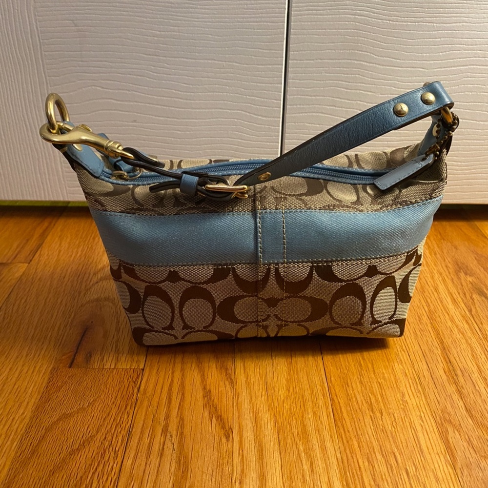 Coach Blue Mini Purse